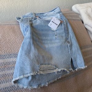 free people denim shorts bnwt